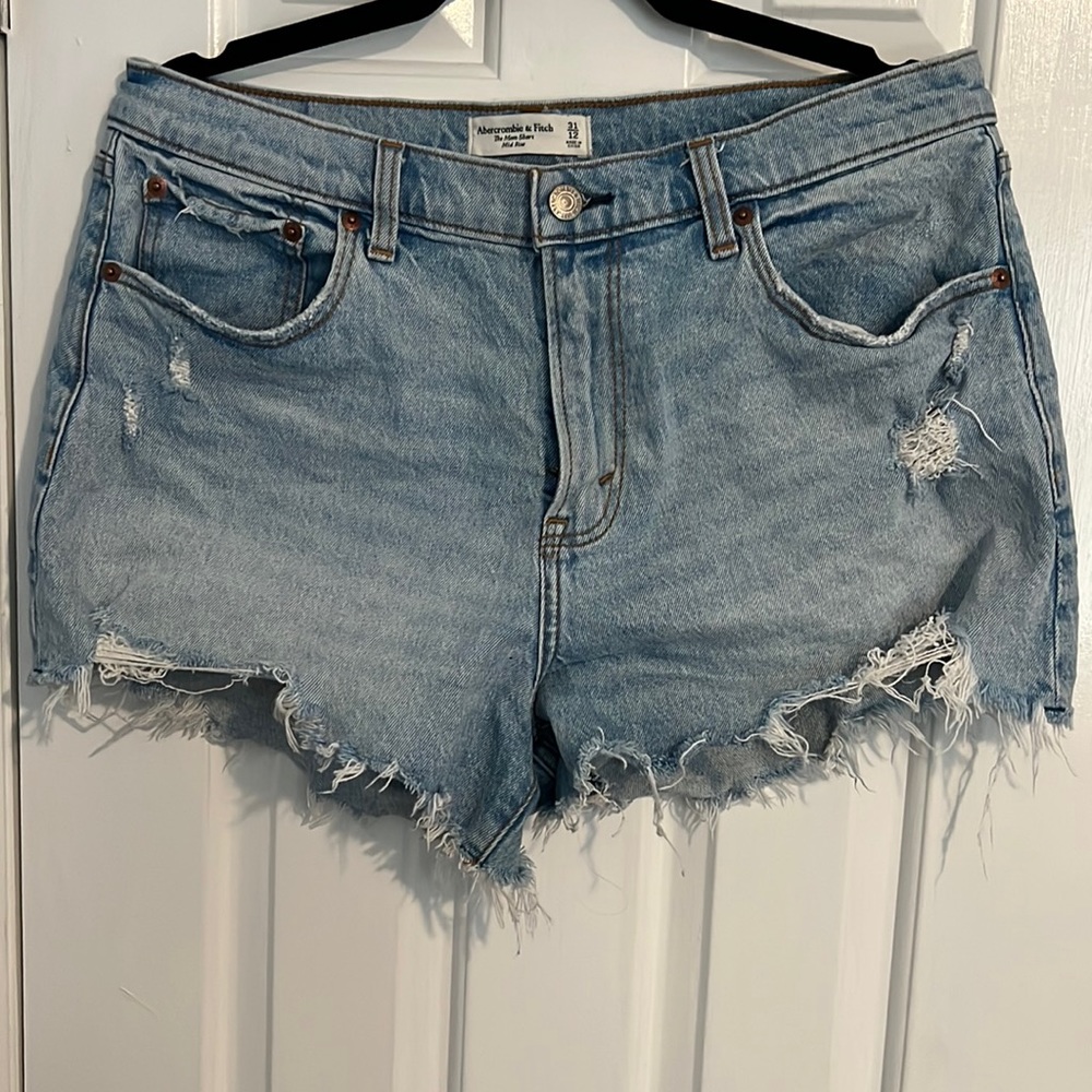 Abercrombie Curve Love Jean Shorts